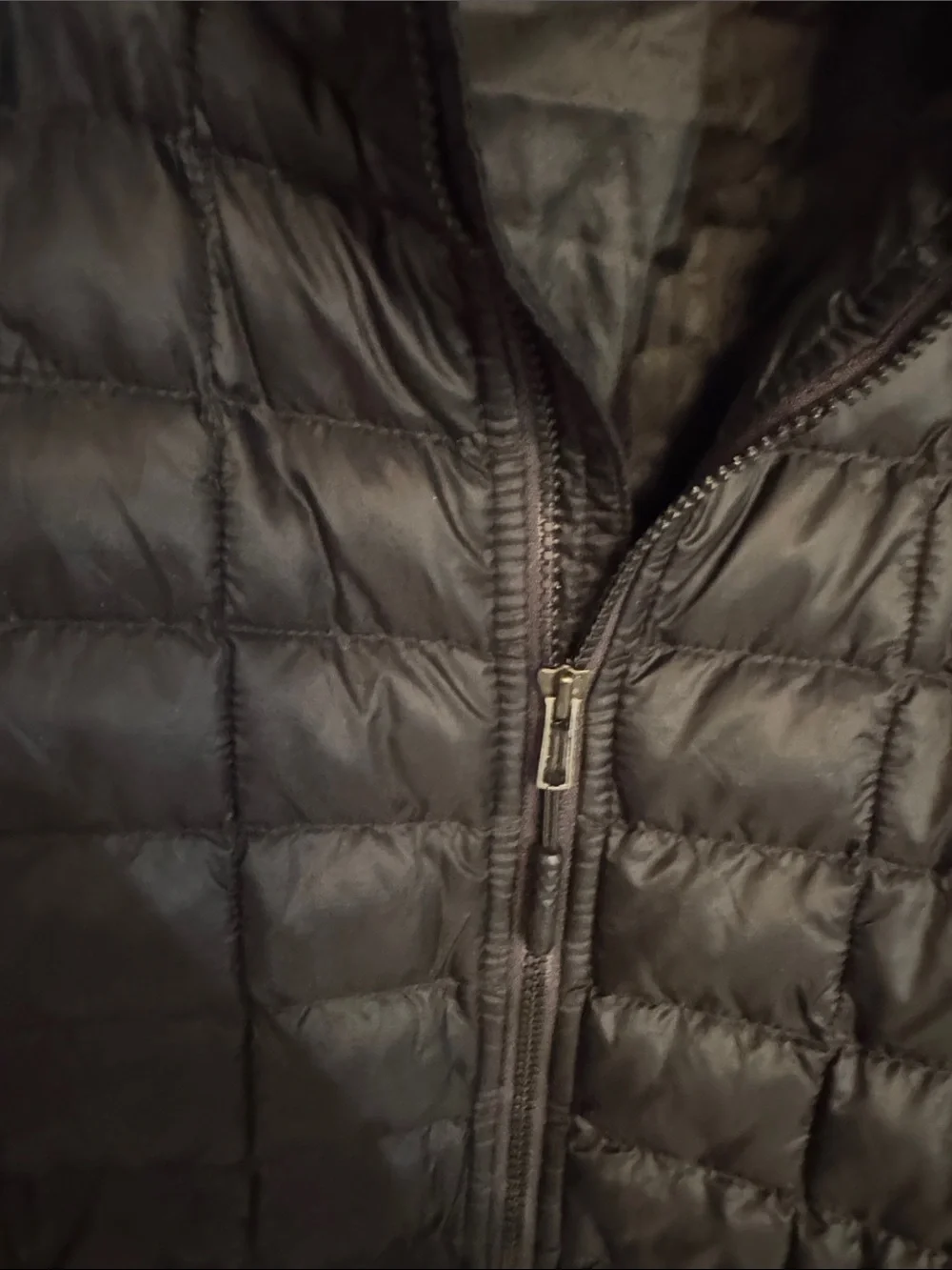 The North Face Men's Black Lightweight Packable Puffer Jacket With Amazon Logo